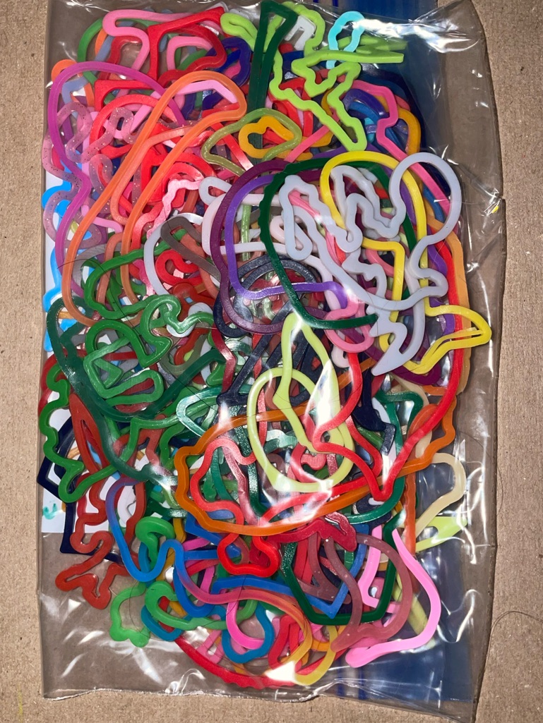 100 Silly Bandz Random Assortment